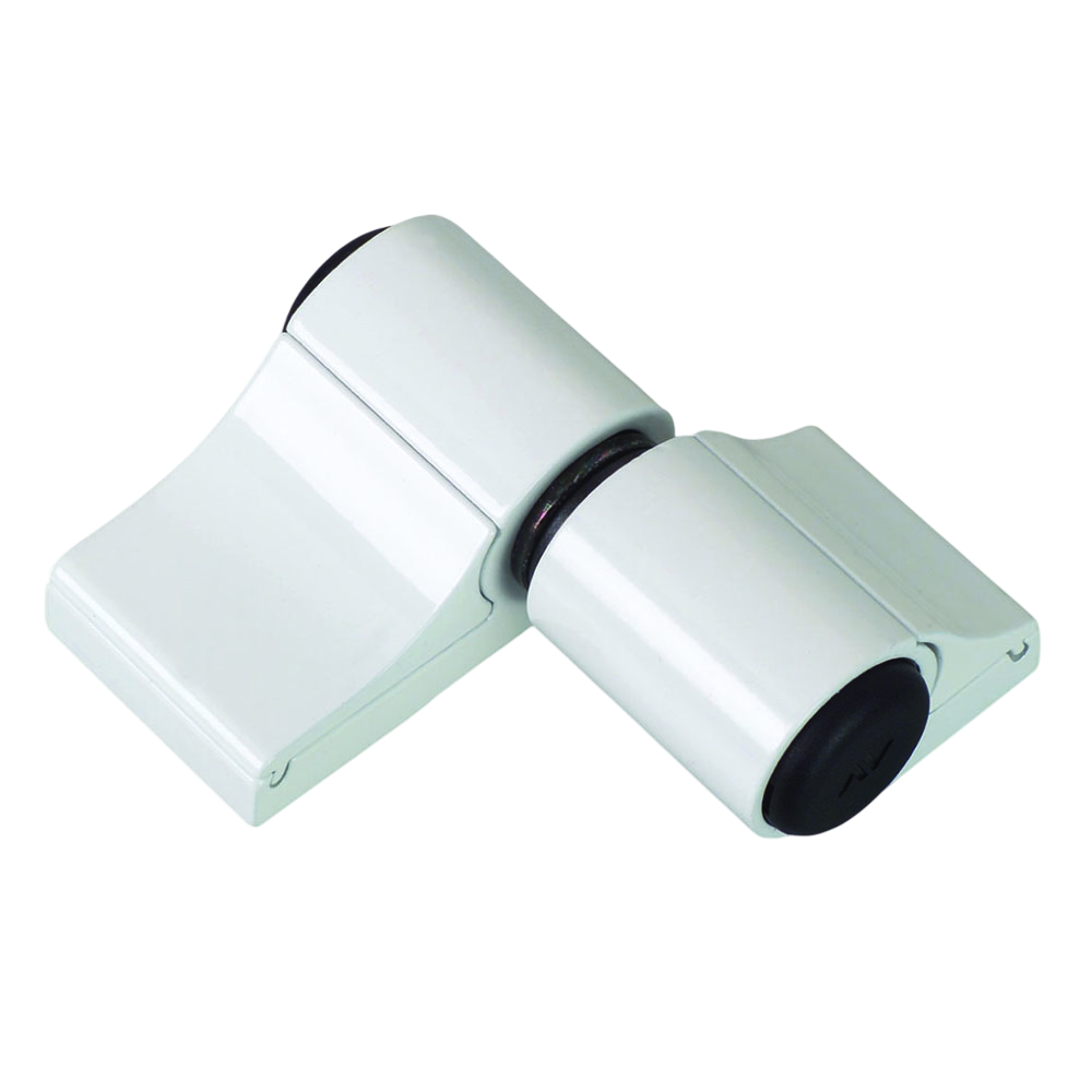 SAVIO CERNIERA MODELLO "MECHANICA" A 2 ALI, PER PORTE INTERASSE 60 mm. - SENZA KIT DI FISSAGGIO - COLORE BIANCO AVORIO RAL 1013