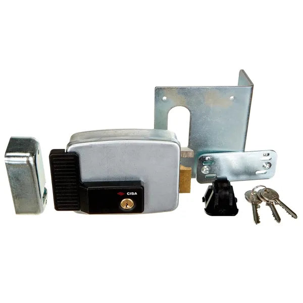 CISA Serratura elettrica destra/sinistra con scrocco entrata 50/60/70/80 mm.
