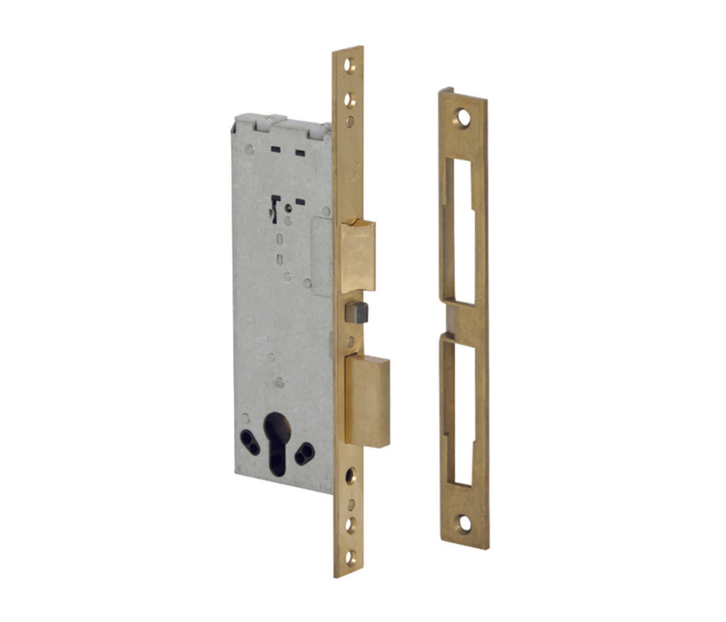 CISA Elettroserratura ad infilare con scrocco e catenaccio, entrata 70 mm.