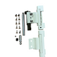 SAVIO KIT CERNIERA DA AVVITARE PER PROFILI COMPLANARI INTERNI NC 45 - STOPPER PG -  COLORE BIANCO AVORIO RAL 1013