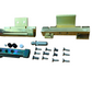 SAVIO KIT CERNIERA RIBANTATRE 150 DA AVVITARE PER PROFILI COMPLANARI INTERNI NC 45/STOPPER PG -  COLORE ORO LUCIDO HL