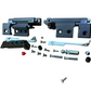 SAVIO KIT CERNIERA AD AGGANCIARE RIBANTATRE PER PROFILI R40/NEWTEC COLORE MARRONE BR801