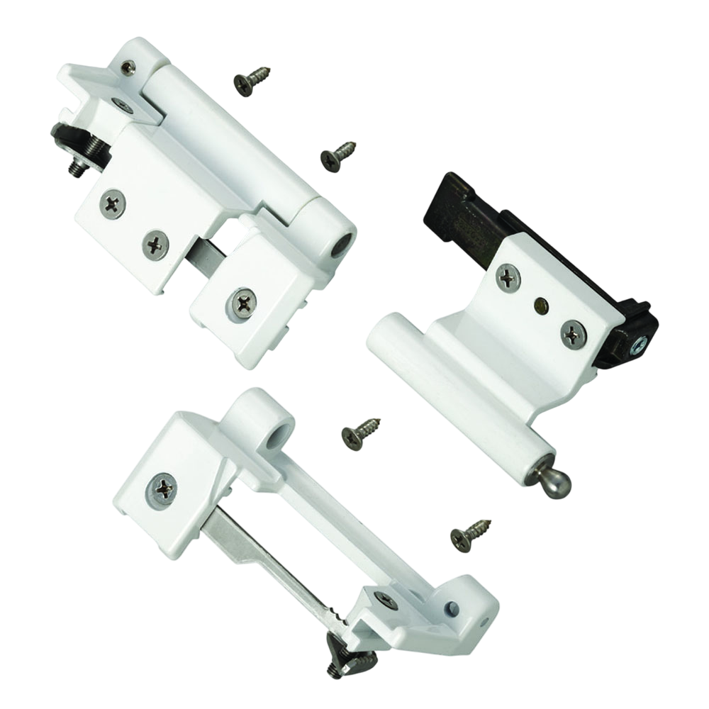 SAVIO CERNIERA PER RIBANTATRE DA AGGANCIARE ADATTA A PROFILI 5 TT SORMONTO - COLORE BIANCO RAL 1013