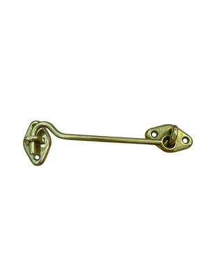 BIENNEBI GANCIO FERMAPERSIANE mm. 100 COLORE OTTONE LUCIDO