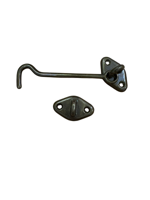 BIENNEBI GANCIO FERMAPERSIANE mm. 140 COLORE OTTONE BRONZATO