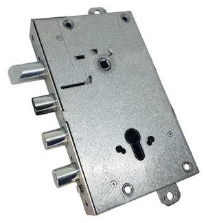 CISA serratura porta blindata camera europea 3 pistoni e stroppo sporgenza 10 mm. - interasse 38 mm.