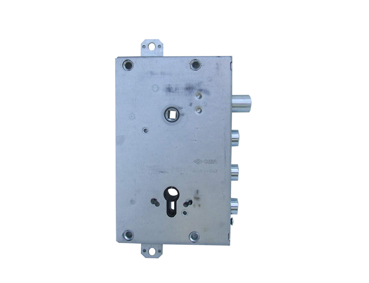 CISA serratura porta blindata cilindro europeo, 3 pistoni - interasse 38 mm.