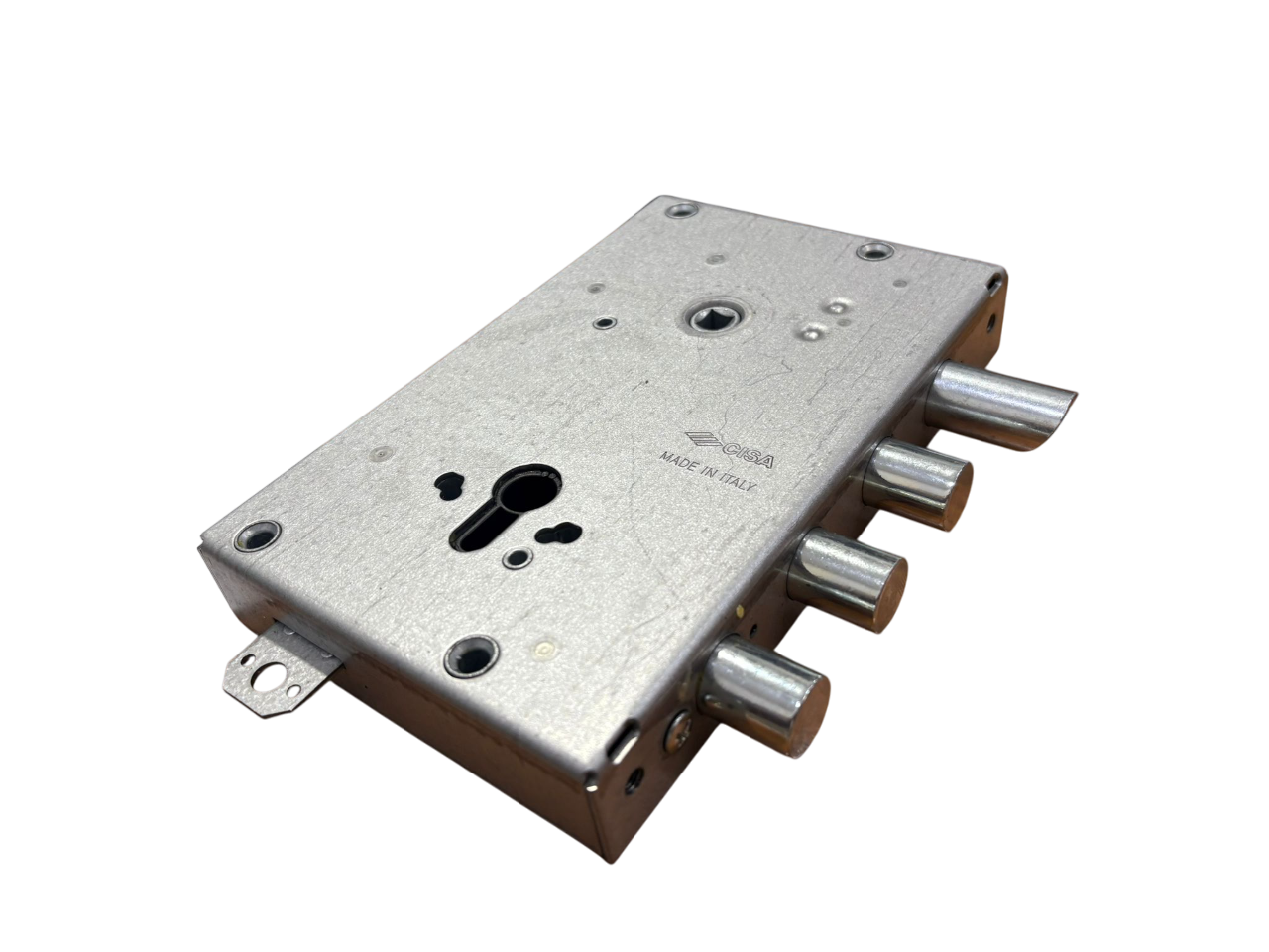 CISA serratura porta blindata camera europea 3 pistoni sporgenza 20 mm. - interasse 38 mm.