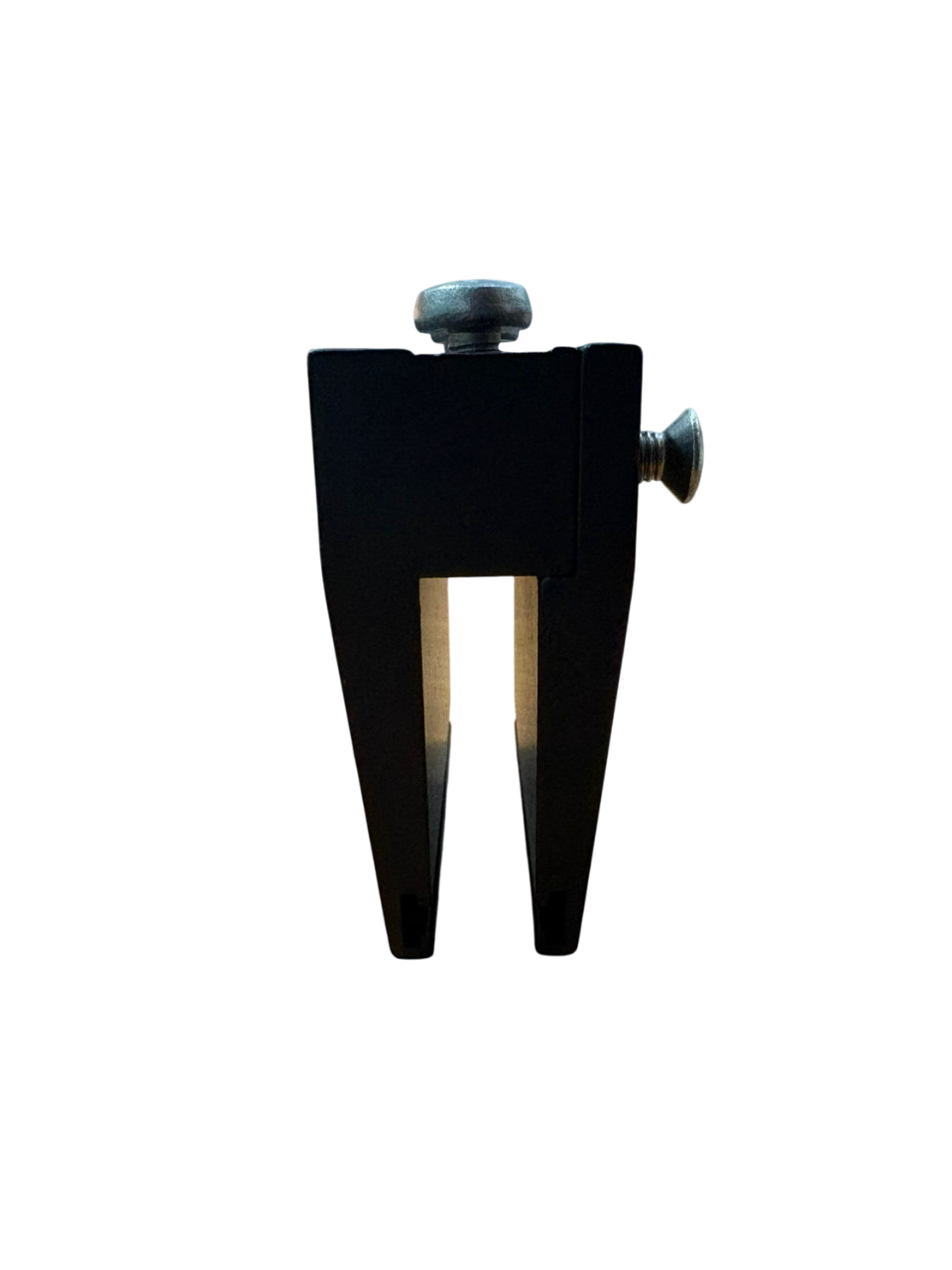 COMPAS PINZA PORTA VETRO FINITURA IN ALLUMINIO ESTRUSO COLORE NERO