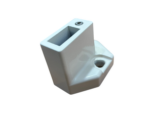 COMPAS SUPPORTO BASETTA PRESSOFUSA VERNICIATA BIANCA RAL 9010