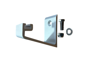 COMPAS SUPPORTO PASSAMANO AL MURO FINITURA IN ALLUMINIO ESTRUSO COLORE ARGENTO