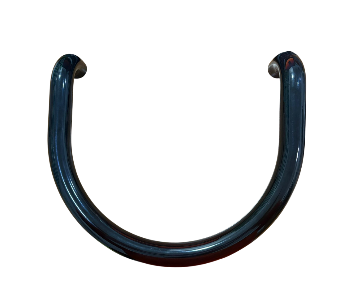 COMUNELLO Maniglione interasse 530 mm. - finitura in alluminio verniciato colore nero