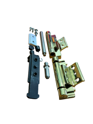 ALUTEC KIT CERNIERA ANTA AFFIANCATA CAMERA EUROPEA - FINITURA IN PVD COLORE ORO