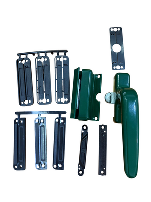 MASTER maniglia a tavellino modello click colore RAL 6005 verde