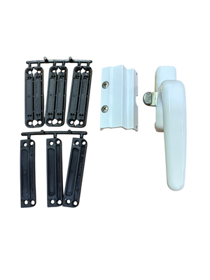 MASTER maniglia a tavellino modello click colore RAL 9010 bianco ghiaccio