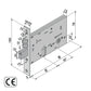 WELKA ELETTROSERRATURA FASCIA E. 80 mm. F. 16