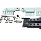 SAVIO KIT CERNIERA PER ANTA AFFIANCATA RIBANTATRE ADATTA A PROFILI CAMERA EUROPEA - COLORE BIANCO RAL 1013