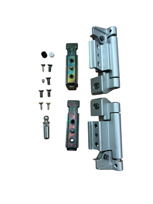 SAVIO KIT CERNIERA AMBIDESTRA PER ANTA AFFIANCATA COLORE ARGENTO RAL SILV