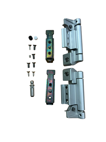 SAVIO KIT CERNIERA AMBIDESTRA PER ANTA AFFIANCATA COLORE ARGENTO RAL SILV