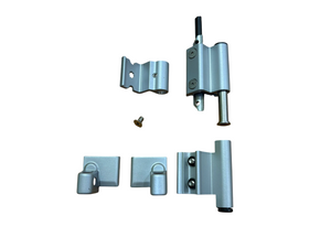 SAVIO KIT CERNIERA AMBIDESTRA PORTATA 110 Kg. IN ALLUMINIO COLORE ARGENTO RAL SILV