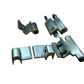 SAVIO KIT CERNIERA AMBIDESTRA PORTATA 110 Kg. IN ALLUMINIO COLORE ARGENTO PVD X