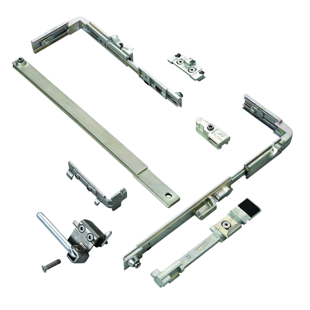 SAVIO KIT CON FULCRO ORIZZONTALE SINISTRO - MANOVRA TRADIZIONALE - IN ZAMA ZINCATA