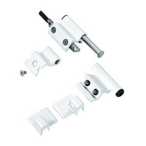 SAVIO KIT CERNIERA AMBIDESTRA PORTATA 110 Kg. IN ALLUMINIO COLORE BIANCO AVORIO RAL 1013