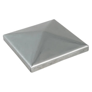 IBFM  Copripilastro a base Quadra 150x150 mm - spessore 1,5 mm - In Ferro Naturale