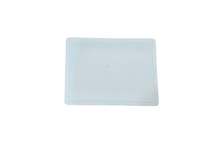 TASSELLI PER VETRO 40x30x5 mm. COLORE BIANCO (Confezione da 1 kg.)
