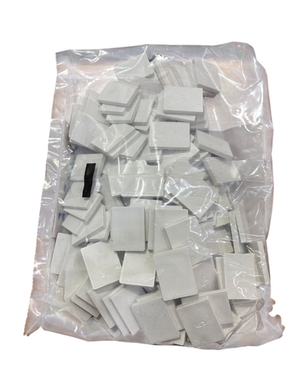 Tasselli per vetro 40x30 (Confezione da 1 kg.)