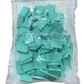 TASSELLI PER VETRO 40x30x7 mm. COLORE VERDE ACQUA (Confezione da 1 kg.)