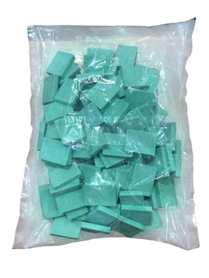 TASSELLI PER VETRO 40x30x7 mm. COLORE VERDE ACQUA (Confezione da 1 kg.)