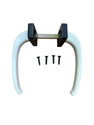 COAR Doppia maniglia bassa modello CRUX colore avorio RAL1013