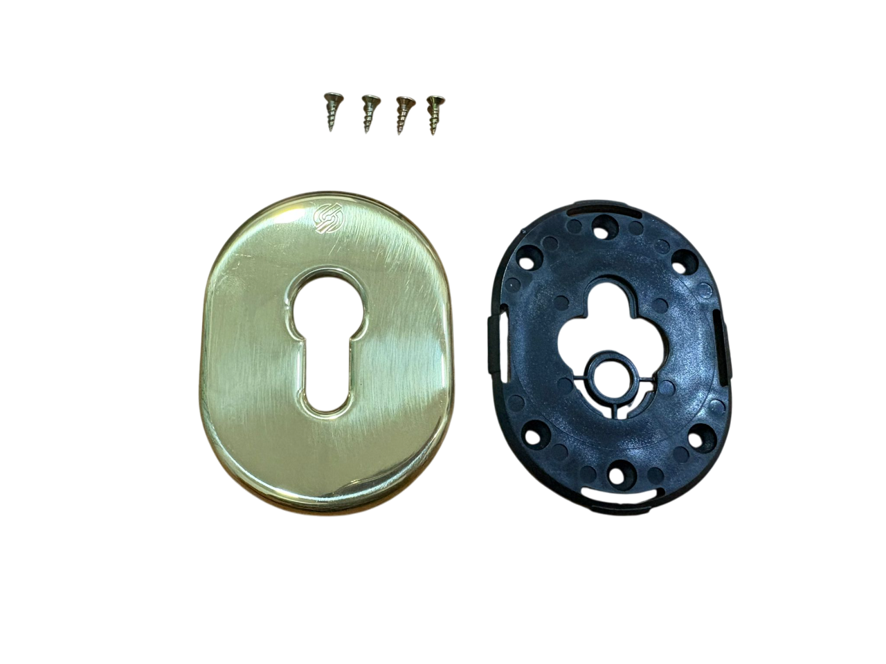 SECUREMME BOCCHETTA 62X82X6 YALE COLORE ORO Completa di supporto plastico PL4302XBK.