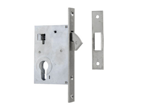 CISA Serratura ad infilare per montanti catenaccio a gancio entrata 40 mm.