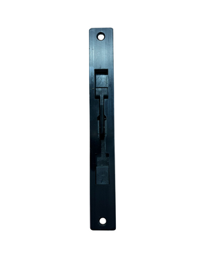 MEDAL CATENACCIO MODELLO "DUPLEX" 20 mm. A DOPPIA MANDATA PER GR9 - FINITURA IN ALLUMINIO NERO OSSIDATO