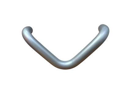 MASTER Maniglione ad "L" modello "ECLISSE" interasse 300/420 mm. - finitura in alluminio estruso