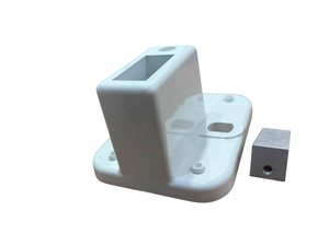 COAR BASETTA PER RINGHIERA COLORE BIANCO GHIACCIO RAL 9010