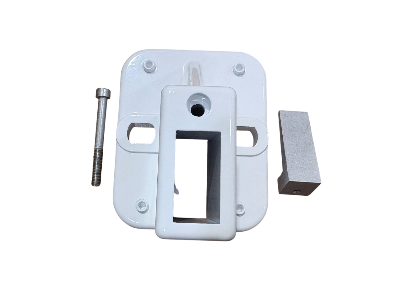 COAR BASETTA PER RINGHIERA COLORE BIANCO GHIACCIO RAL 9010