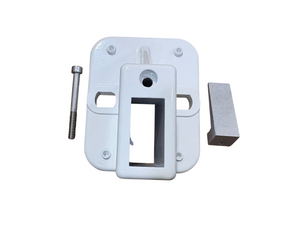 COAR BASETTA PER RINGHIERA COLORE BIANCO GHIACCIO RAL 9010