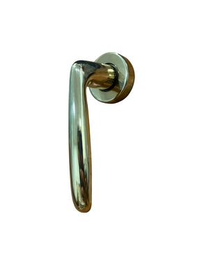 GHIDINI PIETRO BOSCO MEZZA MANIGLIA MODELLO "COMETA" QUADRO 8 mm. DESTRA COLORE ORO LUCIDO