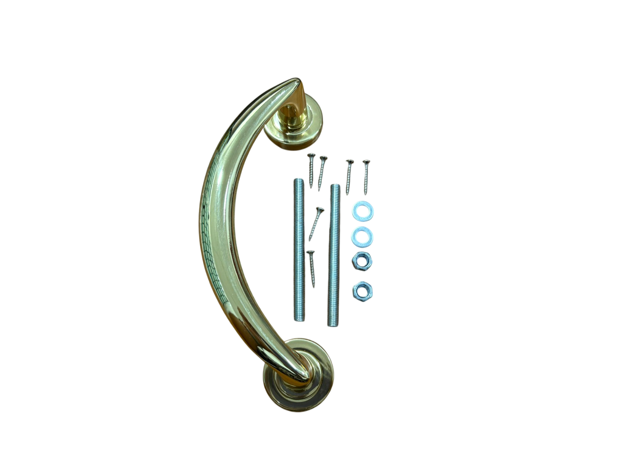 GHIDINI PIETRO BOSCO COMETA MANIGLIONE ZANCATO INTERASSE 180MM. COLORE ORO LUCIDO