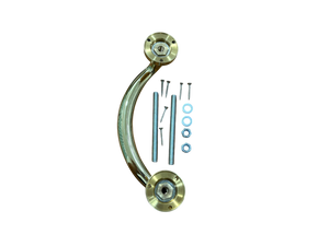 GHIDINI PIETRO BOSCO COMETA MANIGLIONE ZANCATO INTERASSE 180MM. COLORE ORO LUCIDO