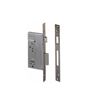 CISA Serratura ad infilare con scrocco e mandata, chiave a doppia mappa. Entrata 45/50/60  mm.