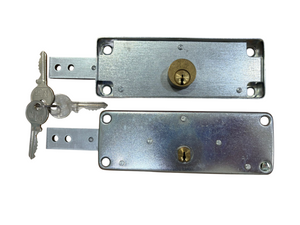 MG SERRATURE coppia serrature laterali per serranda, con cilindro e 3 chiavi