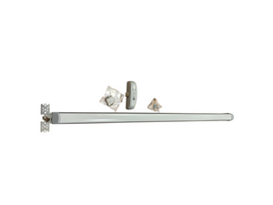 ANTIPANIC MODELLO PUSH 1 PUNT0 DI CHIUSURA LUNGHEZZA 1170 mm. COLORE GRIGIO RAL 9006