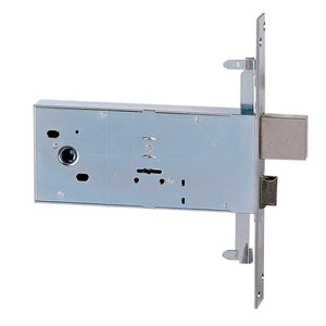 ISEO Serratura da infilare 983901 BFZ chiusura triplice con scrocco + 4 mandate entrata 90 per serramenti metallici