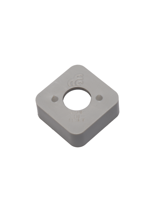 BIENNEBI SPESSORE QUADRATO 12 mm. IN PLASTICA DURA COLORE GRIGIO