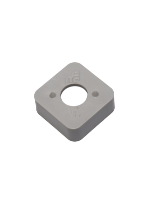 BIENNEBI SPESSORE QUADRATO 12 mm. IN PLASTICA DURA COLORE GRIGIO