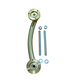 GHIDINI PIETRO BOSCO SOGNO MANIGLIONE ZANCATO INTERASSE 180MM. GCTOL COLORE ORO LUCIDO